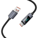 USB кабель Hoco X112 Favor with display USB to Type-C 5A 1m black
