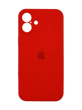 Силіконовий чохол Full Cover для iPhone 16 Plus red Full Camera