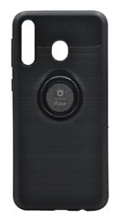 Силиконовый чехол iFace 3in1 для Samsung M30 2019 (M305) Auto Focus (с кольцом) black