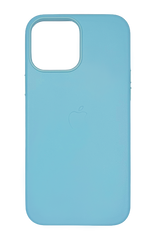 Чохол Leather with Magsafe для iPhone 13 Pro Max Sky Blue