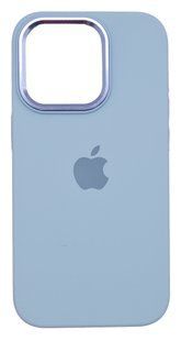 Силіконовий чохол Metal Frame and Buttons для iPhone 14 Pro lilac blue