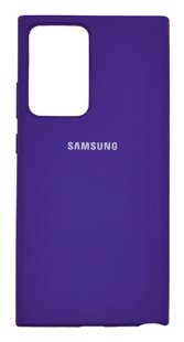 Силиконовый чехол Full Cover для Samsung Note 20 Ultra purple