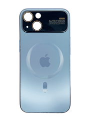 Чохол PC Slim Case Sapphire with MagSafe для iPhone 13 sierra blue Full Camera