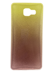 Силіконовий чохол TPU Glitter Cover для Samsung A710 gold-brown