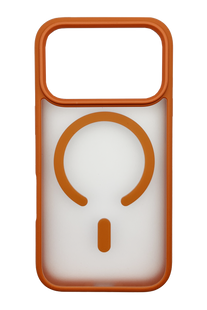 Чехол Fibra Metal Buttons with MagSafe для iPhone 17 Pro orange