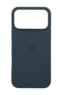 Силіконовий чохол with MagSafe для iPhone 17 Pro Max anchor blue 1:1 Smart animation