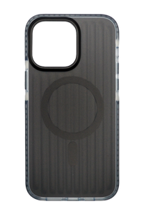 TPU чохол Ribbed Matte with MagSafe для iPhone 14 Pro Max black