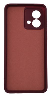 Силиконовый чехол Full Soft для Motorola G84 plum Full Camera