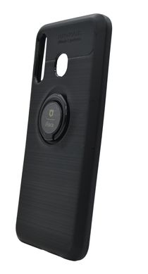 Силиконовый чехол iFace 3in1 для Samsung M30 2019 (M305) Auto Focus (с кольцом) black