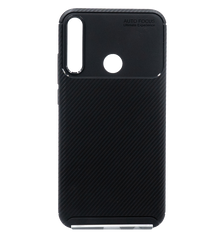 Силиконовый чехол Ultimate Experience Carbon для Huawei P40 Lite E/Honor 9C black (TPU)