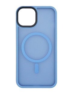 Чохол TPU+PC Metal Buttons with MagSafe Colorful для iPhone 13 Pro blue