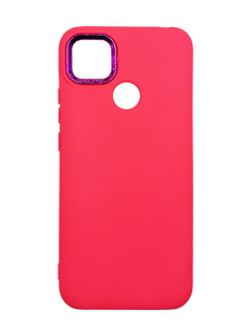 Силіконовий чохол Metal Frame для Xiaomi Redmi 9C/10A shiny pink (AA)