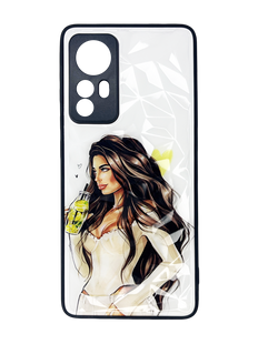 TPU+PC чохол Prisma Ladies для Xiaomi Mi 12/12X yellow Full Camera