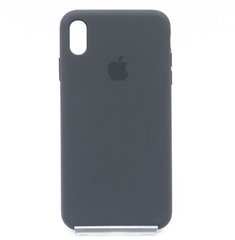 Силіконовий чохол Full Cover для iPhone XS Max dark grey Full camera