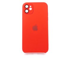 Чохол TPU+Glass sapphire matte case для iPhone 11 cola red