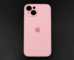 Силіконовий чохол Full Cover для iPhone 14 light pink Full Camera