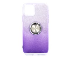 Силіконовий чохол SP Shine для iPhone 11 Pro violet ring for magnet