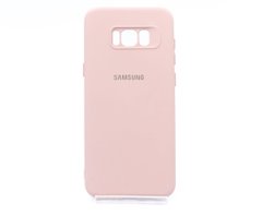 Силиконовый чехол Full Cover для Samsung S8+ pink sand My Color Full Camera