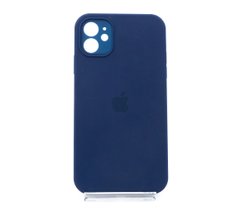Силіконовий чохол Full Cover Square для iPhone 11 blue cobalt Camera Protective