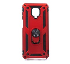 Чохол Serge Ring for Magnet для Xiaomi Redmi Note 9S/9 Pro/Note 9 Pro Max red протиударний