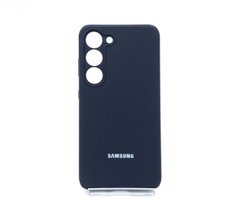 Силіконовий чохол Full Cover для Samsung S23 midnight blue Full Camera