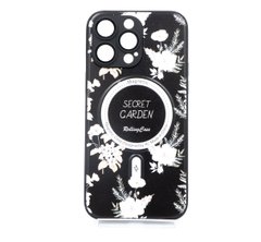 TPU+PC чохол Secret Garden with MagSafe для iPhone 14 Pro Max black