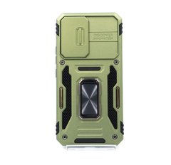Чохол Camshield Army Ring для Samsung A54 5G army green протиударний шторка/захист камери