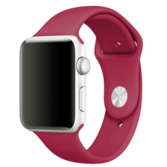 Силіконовий ремінець для Apple Watch Sport Band 38/40/41mm (S) 2pcs wine red