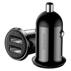 Автомобільний зарядний пристрій Baseus Grain Pro CCALLP 4.8A 2USB black