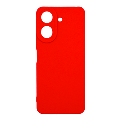 Силіконовий чохол SMTT для Xiaomi Redmi 13C red Full Camera