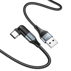 USB кабель HOCO U100 Orbit Type-C 3.0A/1,2m black