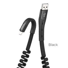 USB кабель HOCO U78 Cotton treasure micro 2,4A 0.75m/1,2m Fast charging black