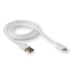 USB кабель Walker 110 Lightning white тех.уп.