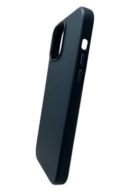 Чехол Leather with Magsafe для iPhone 13 Pro Max Indigo Blue