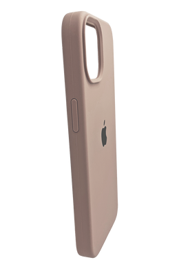 Силиконовый чехол Full Cover для iPhone 12/12 Pro light desert gold
