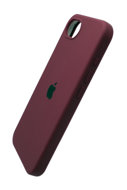 Силиконовый чехол Full Cover для iPhone 16e marsala
