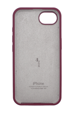 Силиконовый чехол Full Cover для iPhone 16e marsala