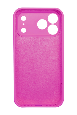 Силіконовий чохол Full Cover для iPhone 17 Pro Max barble pink (hot pink) Full Camera