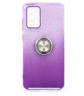 Силіконовий чохол SP Shine для Samsung A72 4G violet ring for magnet