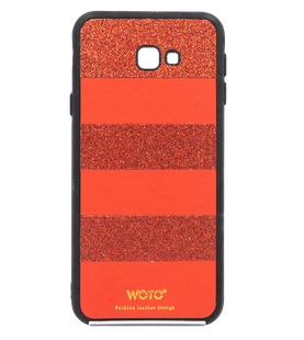 Накладка Sibling Woto Glittery для Samsung J4 Plus red