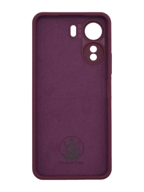 Силіконовий чохол Full Cover для Xiaomi Redmi 13C/Poco C65 plum (AAA) Full Camera без logo