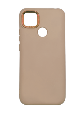 Силіконовий чохол Metal Frame для Xiaomi Redmi 9C/10A pink sand (AA)