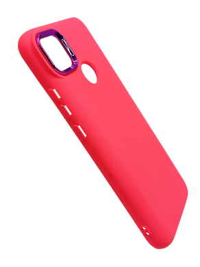 Силіконовий чохол Metal Frame для Xiaomi Redmi 9C/10A shiny pink (AA)