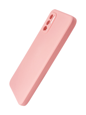 Силиконовый чехол SMTT для Xiaomi Redmi Note 10 5G/Poco M3 Pro 5G pink Full Camera с микрофиброй