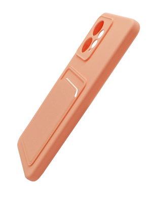 Силіконовий чохол WAVE Colorful Pocket для Xiaomi Redmi Note 12 4G pale pink Full Camera