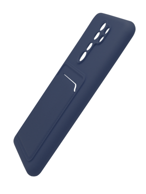 Силиконовый чехол WAVE Colorful Pocket для Xiaomi Redmi Note 8 Pro ocean blue Full Camera