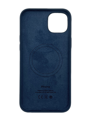 Силіконовий чохол with MagSafe для iPhone 15 storm blue Smart