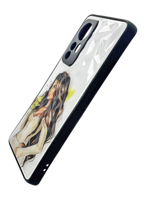 TPU+PC чохол Prisma Ladies для Xiaomi Mi 12/12X yellow Full Camera