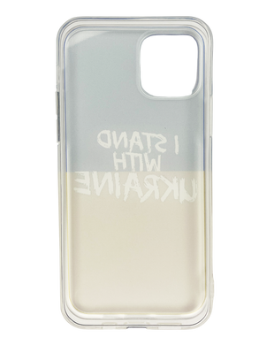 Силіконовий чохол WAVE Clear Ukraine Edition для iPhone 12/12Pro ( i stand with ukraine )