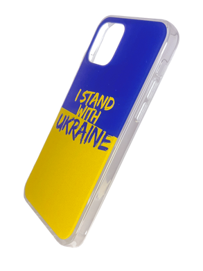 Силіконовий чохол WAVE Clear Ukraine Edition для iPhone 12/12Pro ( i stand with ukraine )